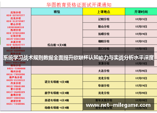 系统学习战术规则数据全面提升欧联杯认知能力与实战分析水平深度 系统学习战术规则数据全面提升欧联杯认知能力与实战分析水平深度