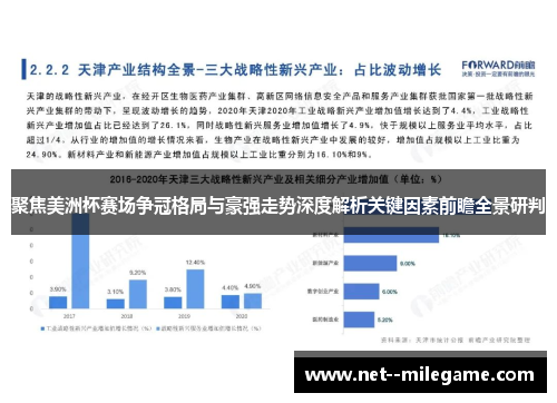聚焦美洲杯赛场争冠格局与豪强走势深度解析关键因素前瞻全景研判